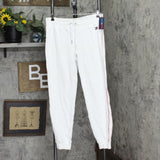 Tommy Hilfiger Sport Side-Stripe Ribbed-Cuff Sweatpants TP97009P White / Red L
