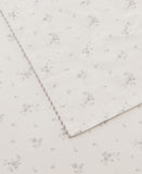 Elmwood Home Callie Floral 200-Thread Count 4-Pc. Sheet Set Gray Queen
