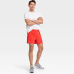 All In Motion Men's Lined Run Shorts 5" - 83773746