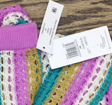 Hurley Juniors Crocheted Cover Up Beach Pants Orchid Purple Multi XS