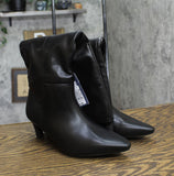 Universal Thread Womens Kendra Kitten Heel Tall Dress Boots 90511058 Black 6M