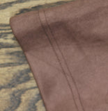 A New Day Faux Suede Double-Breasted Belted Trench Coat f00251322 Brown S