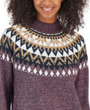 Tommy Hilfiger Women's Half-Snowflake Raglan Sweater J2XS0789