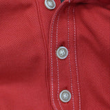 Tommy Bahama Mens Embroidered Pique Contrast Stitch Polo Shirt Red XL