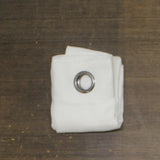 Regal Home Solid Grommet Top Light-Filtering Single Curtain Panel White 38x63