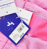 Joylab Womens Low-Rise Satin Tear Away Track Pants 94628899 Pink / Neon Pink L