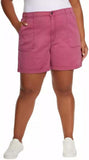 Gloria Vanderbilt Utility Short Woman Women Trendy 1751721 Purple Pink S