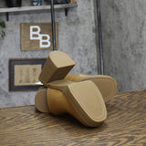 Universal Thread Womens Tess Platform Mule Heels 87931644 Tan Brown 6M