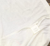 Rebellious One Womens West Coast Ringer Graphic T-Shirt Tee Ivory Off White L