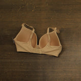 Auden Womens Luxe Stretch Comfort Wire Demi Bra 94266751 Pearl Tan Brown 34DD