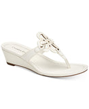 Charter Club Womens Penelopee Slides Wedge Sandals 10009958900 White 8.5M