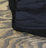 All In Motion Womens High Pile Sherpa Bomber Jacket 94645420 Black M
