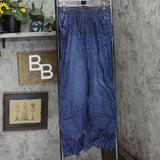 DG2 by Diane Gilman Womens Softcell Wide Leg Pants 698804 Indigo Blue XS