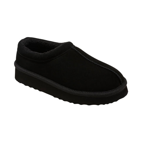 Stars Above Womens Amira Suede Clog Slippers 88498483 Black 5M