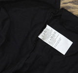 Belle By Kim Gravel Womens Slub Knit V Neck Blouson Sleeve Shirt Top Black L