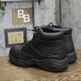 S Sport By Skechers Mens Elton Steel Toe Leather Work Boots 88421397 Black 9.5M