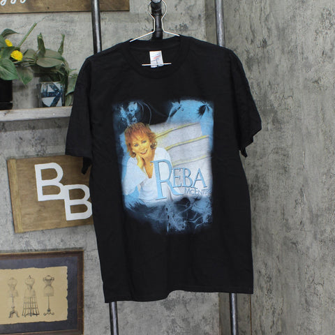 Tennessee River Mens Vintage Reba McEntire Concert Band Tee 2007 Black L