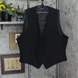 Henry Seagal Mens Tuxedo Serving Vest 166673dd49cbef Black 3XL