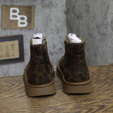 Universal Thread Womens May Faux Microsuede Boots 94642660 Leopard Brown 7M