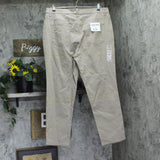 Gloria Vanderbilt Amanda High Rise Straight Leg Jeans Hazelnut Brown 16W
