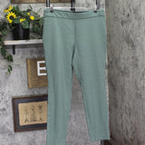 A New Day High-Rise Elastic Waist Skinny Ankle Pull-On Pants Olive Green 12