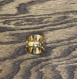 Champs New York Mets Darryl Strawberry Replica Ring Gold / Blue 11.5