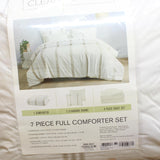 Clean Spaces 7-Piece Comforter Bedding Set Plaza Taupe Brown Full