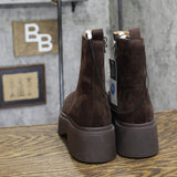 Wild Fable Womens Honor Boots Faux Suede Platform 94568509 Brown 7.5M
