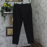 Susan Graver Womens Regular Sleek Ponte Straight Leg Trouser Pants Black M