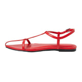A New Day Womens Mylah Ankle Strap Sandals 94159180 Red 7M