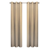 Thermalogic Set of 2 Insulated Grommets Cotton Curtain Panels Khaki 40 x 54
