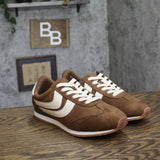 DV Dolce Vita Womens Hype Round Toe Low Top Lace Up Sneakers Chestnut Brown 8.5M