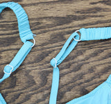 Sanctuary Swim Top Sweetheart-Neck Underwire Blue D