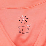 Isaac Mizrahi Live! Essentials Womens Knit Shirt Blouse Top Coral Pink M