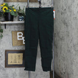 Hilary Radley Womens Ponte Pull-On Mid Rise Slim Leg Pants Emerald Green M