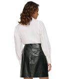 Calvin Klein Women's Collared Cotton Button-Down Blouse S37TB99A
