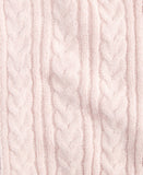 Style & Co. Womens Solid Cable Knit Scarf SC9542505 Blush Pink