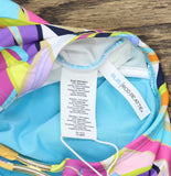 Bleu By Rod Beattie Top with Adjustable Straps and Underwire Blue Multi 16W