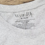 Wound Up Womens Graphic Sarcasm Funny T-Shirt Tee 1667d01e048239 Gray XL