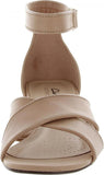 Clarks Womens Caroleigh Rise Heeled Sandal 26164756 Dark Blush Leather Pink 10M