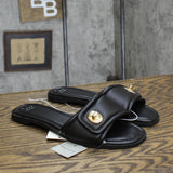 A New Day Womens Audrey Slide Sandals 89998708 Black 7.5M