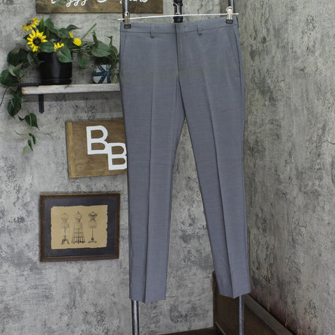 Kenneth Cole Reaction Big Boys Slim Fit Suit Format Pants Gray 16R