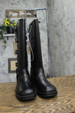 Wild Fable Womens Rebel Tall Moto Buckle Boots 90366583 Black 5.5M
