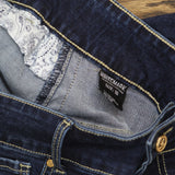 White Mark Plus Size Super Stretch 3 Pocket Jeans Dark Wash Leopard Blue 16W