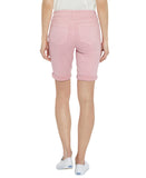 NYDJ Womens Petite Ella Roll Cuffs Jean Shorts Coquette Pink 10 P