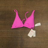 Roxy Womens Tiki Triangle Bikini Top Removable Pads 434001979 Bright Pink M