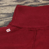 Anne Klein Womens Mock Neck Sweater with Long Sleeve with Buttons Red 2XS