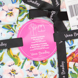 Vera Bradley Pajama Set With Button-up Shirt and Shorts Sea Air Floral Blue 2XL