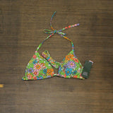 Wild Fable Women's Triangle Wrap Bikini Top PID-PR2RKP Multi Floral Print S