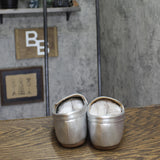 Journee Collection Comfort Halsey Loafer HALSEY-WD Silver / Beige Brown 9W